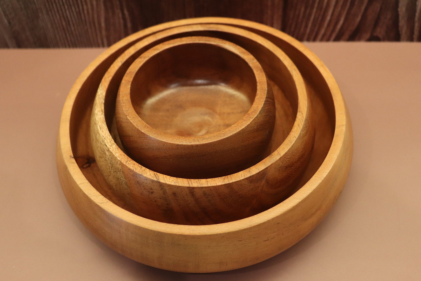 Wood Nesting Bowls